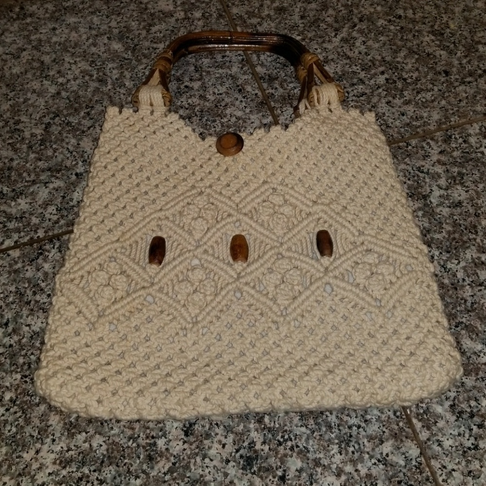 Vintage crocheted purse